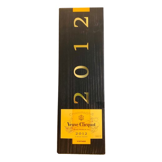 Veuve Clicquot Ponsardi Vintage Brut 2012 mit Geschenkverpackung (0,75 l)